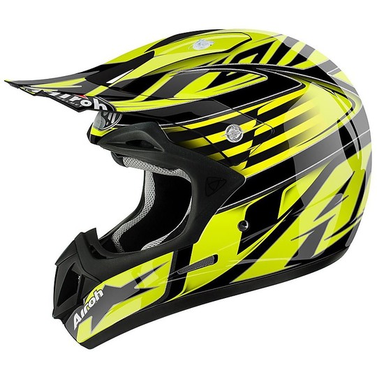 Motorcycle helmet Enduro Cross Airoh Jumper Assault Yellow