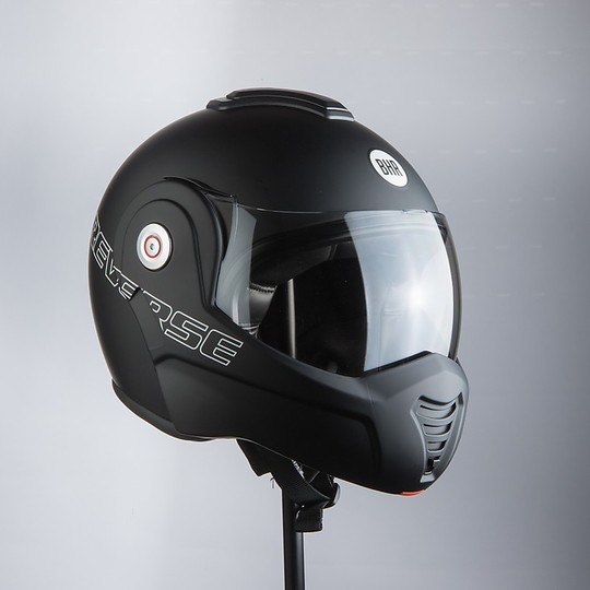 Motorcycle Helmet Flip-Up BHR 807 REVERSE Matt Black