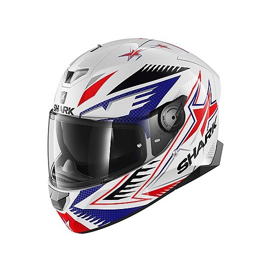 Motorcycle Helmet Full Face Shark SKWAL 2.2 Draghal White Blue Red