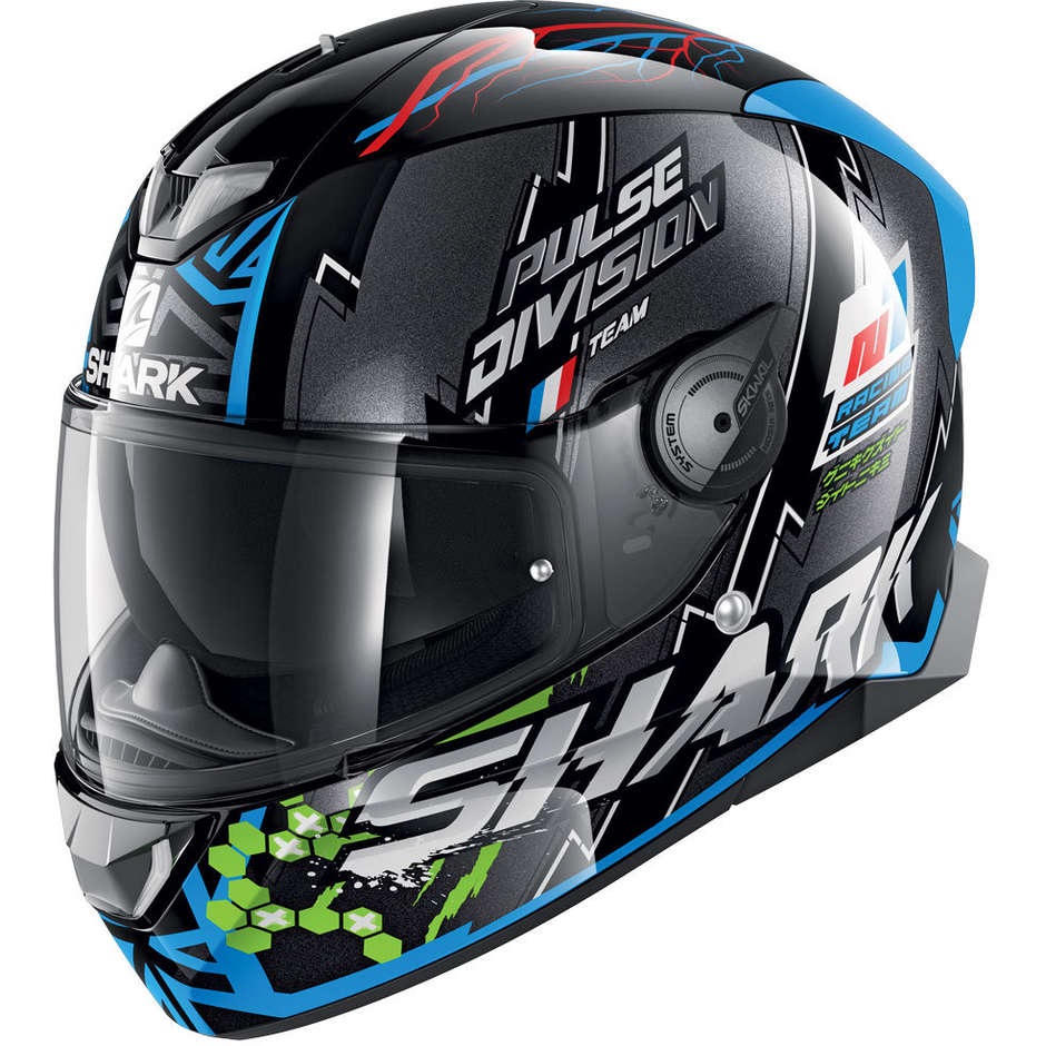 Motorcycle Helmet Full Face Shark SKWAL 2.2 Noxxys Black Blue