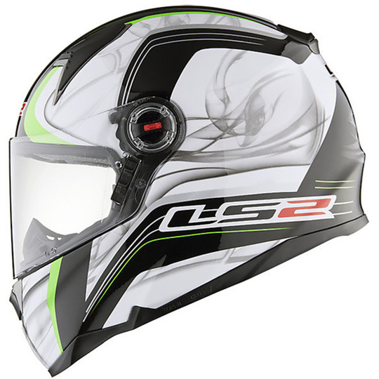 Motorcycle helmet full LS2 FF396 FT2 Double Visor Try Green