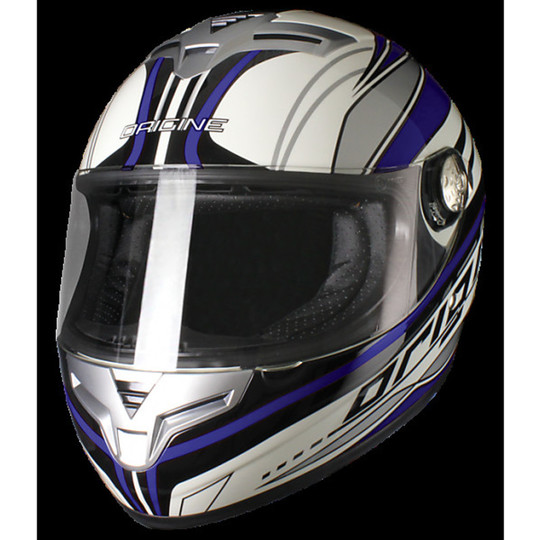 Motorcycle Helmet Full Source Goliath Coloring Perseus White Blue