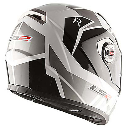 Motorcycle Helmet Full Voltage LS2 FF322 Black White Blue
