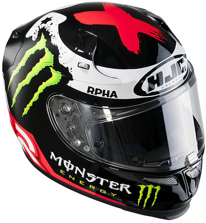 Motorcycle Helmet HJC full RPHA 10 Plus Jorge Lorenzo Replica II MC1 For Sale Online Outletmoto.eu
