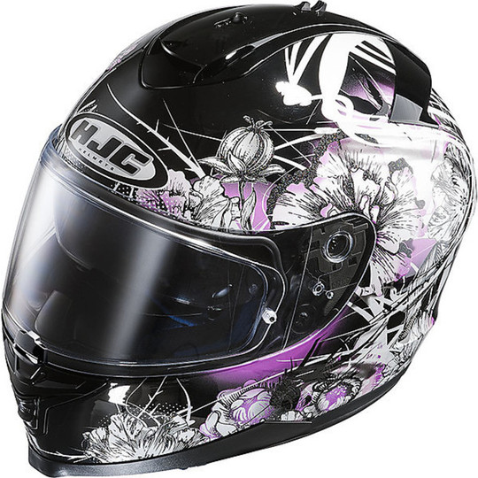 Motorcycle Helmet HJC IS17 Dual Visor Full Barbwire MC31