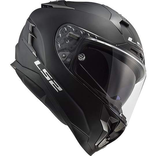Motorcycle Helmet HPFC LS2 FF327 CHALLENGER Solid Black Matt
