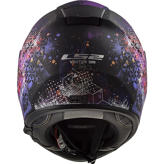 Motorcycle Helmet HPFC LS2 FF397 VECTOR Cosmos Black Matt Pink