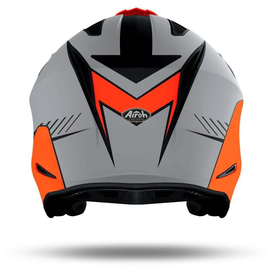 Motorcycle Helmet in On-Off Urban Jet Airoh TRR S Pure Matt Orange
