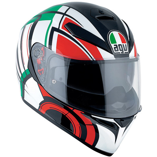 Motorcycle Helmet Inetgrale AGV K-3 SV Pinlock Multi Avior White Italy 2017