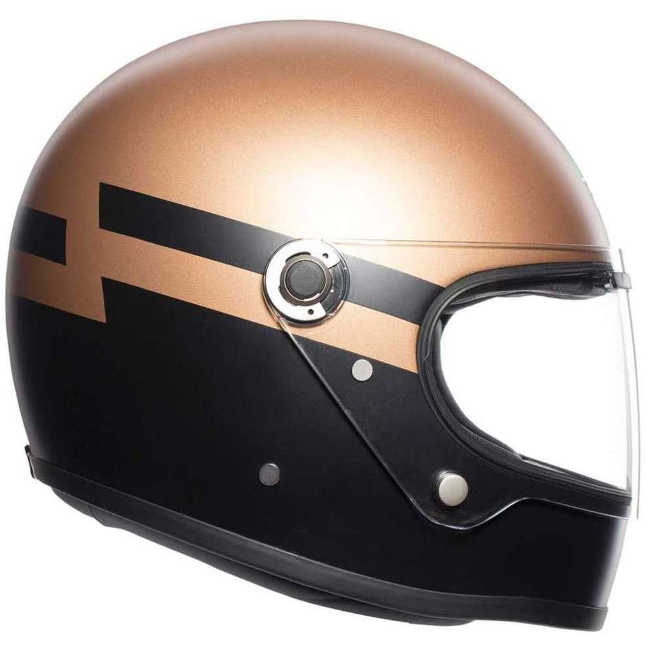 Motorcycle Helmet Integral AGV Legend X3000 Multi SUPERBA Black Gold