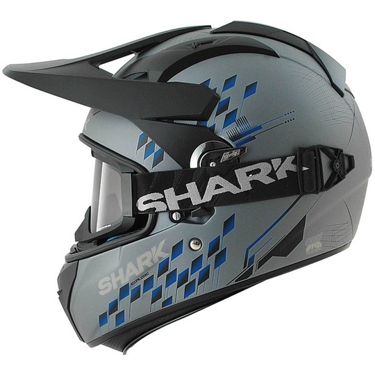 Motorcycle helmet Integral Cross Shark EXPLORE-R ARACHNEUS are Grey