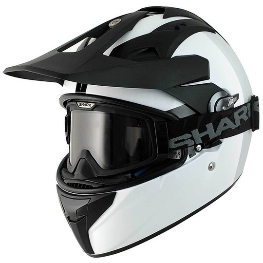 Motorcycle helmet Integral Cross Shark EXPLORE-R Glossy White