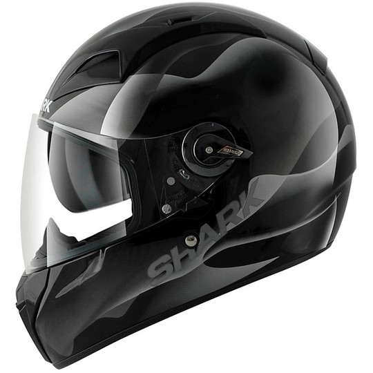 Motorcycle helmet Integral Double Visera Shark Vision R 2 SMOKE Black Grey