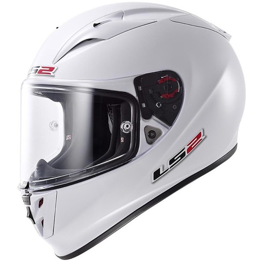 Motorcycle Helmet Integral Fiber LS2 FF323 Arrow R Solid White