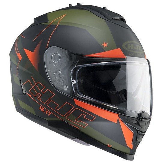 Motorcycle Helmet integral HJC IS17 Double Visor Armada MC-7F