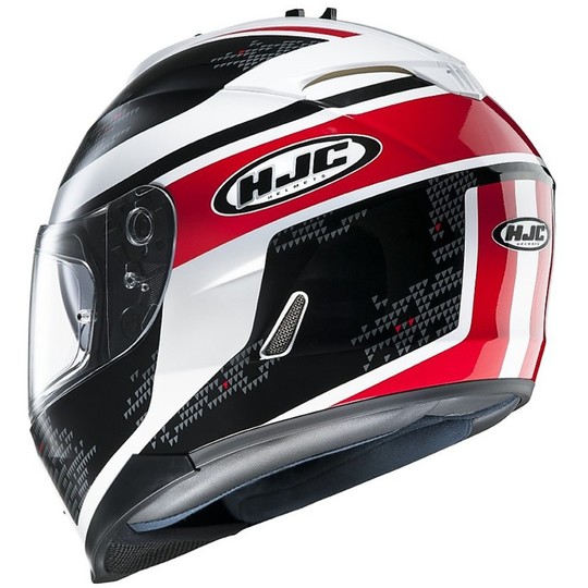 Motorcycle Helmet integral HJC IS17 Double Visor Paru Black Blue MC-2