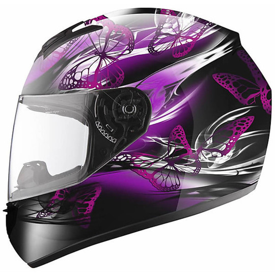 Motorcycle Helmet Integral Ls2 FF351 Black Flutter