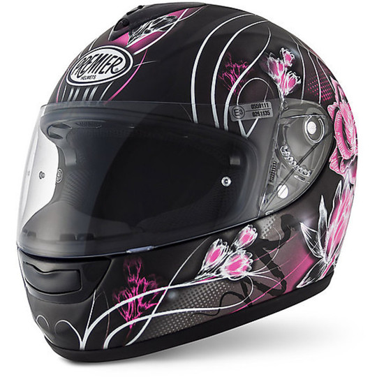 Motorcycle Helmet Integral Model Monza Premier Fiber Coloring 8 Vanity Base Black