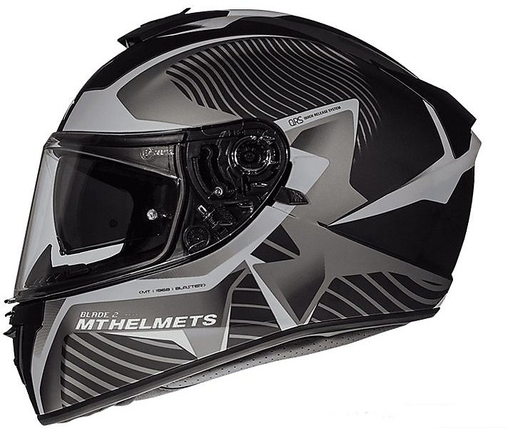MT Helmets Blade 2 SV Blaster Full Face Helmet Black Xs 11184661633