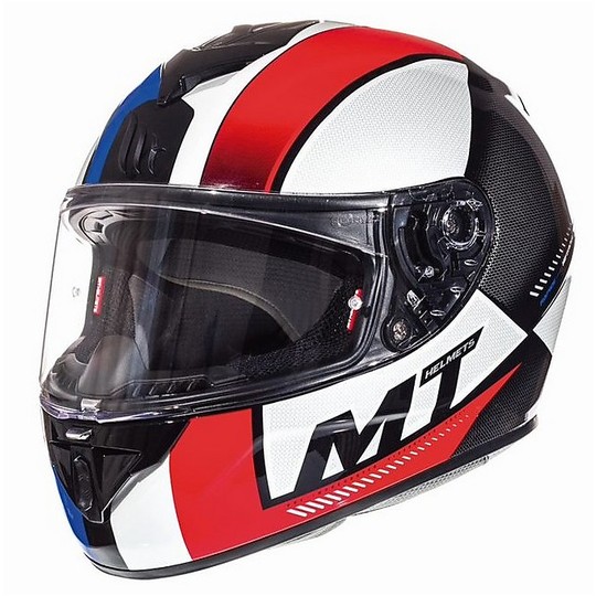Motorcycle Helmet Integral MT Helmets Rapid Overtake D3 Blue