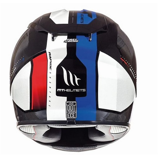 Motorcycle Helmet Integral MT Helmets Rapid Overtake D3 Blue