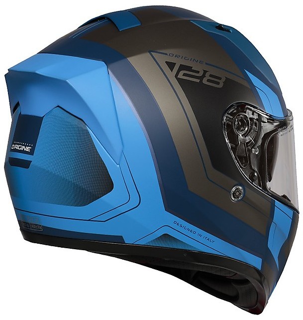 Motorcycle Helmet Integral Origin ROAD ADVANCED Blue Matt Black For ...