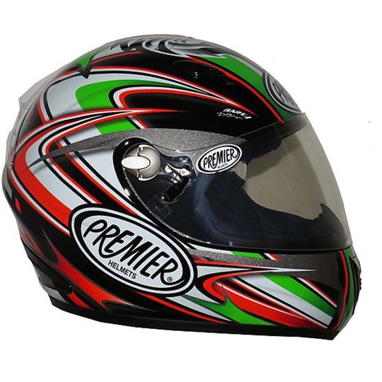 Motorcycle Helmet Integral Premeir Fiber Tricomposita Avenger Replica Monza Chili Tricolore Top of the range