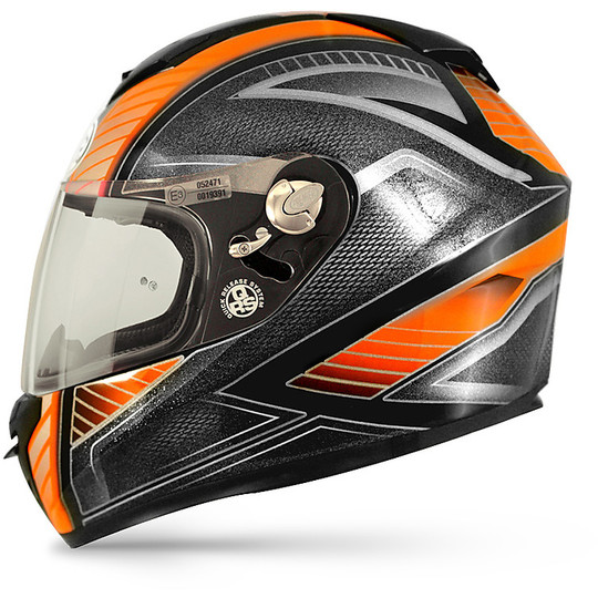 Motorcycle Helmet integral Premier Dragon Ages Multi IM3 Black Carbon Red