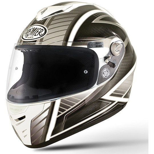 Motorcycle Helmet integral Premier Dragon Ages Multi IM6 Black Gray