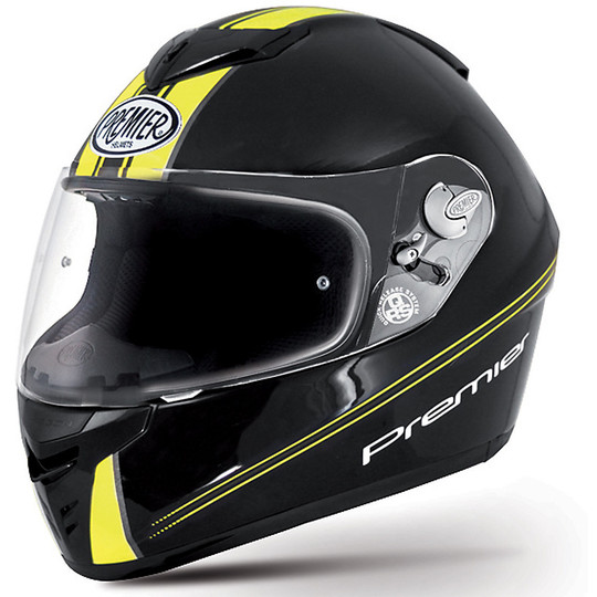 Motorcycle Helmet integral Premier Dragon Ages Multi TY Yellow Black Yellow fluo