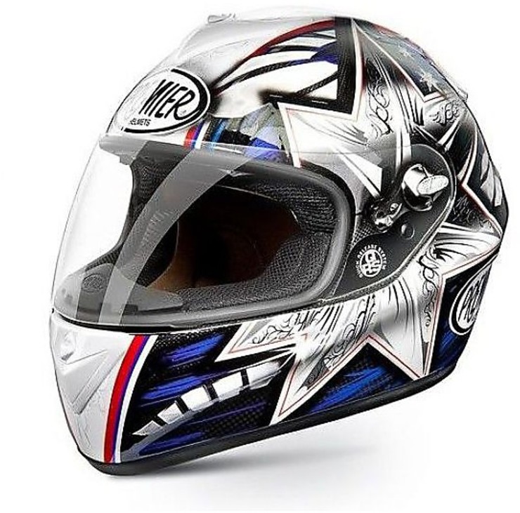 Motorcycle Helmet integral Premier Dragon Ages TITANIUM BAYLISS Top Range For Sale Online