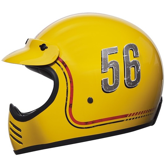 Motorcycle Helmet integral Premier Style 70s MX FL 12