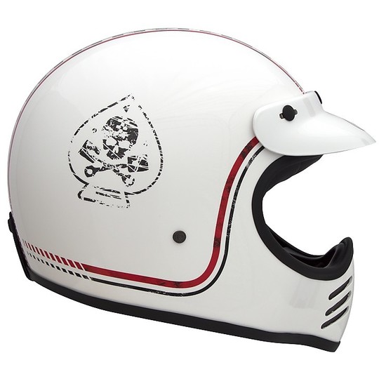 Motorcycle Helmet integral Premier Style 70s MX FL 8