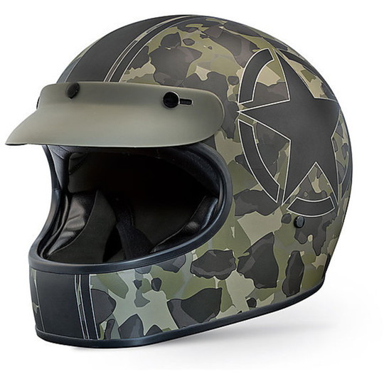 Motorcycle Helmet Integral Premier Trophy Style 70 Mono PK Camouflage