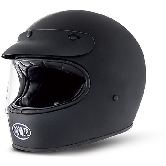 Motorcycle Helmet Integral Premier Trophy Style 70 Pk Matte black U9BM