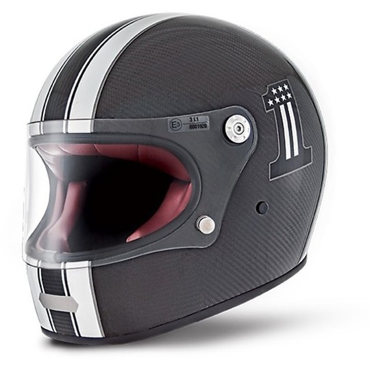 Motorcycle Helmet Integral Premier Trophy Style 70 T0 Carbon One