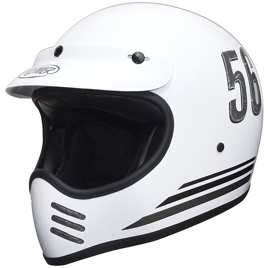 Motorcycle Helmet integral Premier Trophy Style 70s MX P4