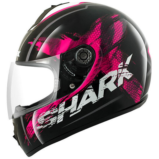 Motorcycle Helmet Integral Shark S600 PINLOCK EXIT Black Purple Opaque