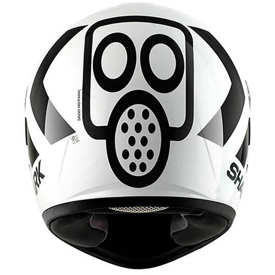 Motorcycle Helmet Integral Shark S600 PINLOCK NO PANIC White Black