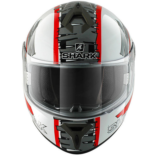 Motorcycle Helmet Integral Shark S600 PINLOCK SWAG White Red
