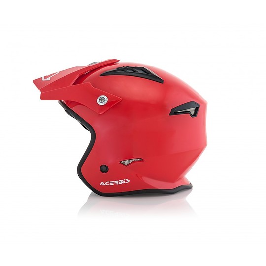 Motorcycle Helmet Jet Acerbis Model ARIA Red