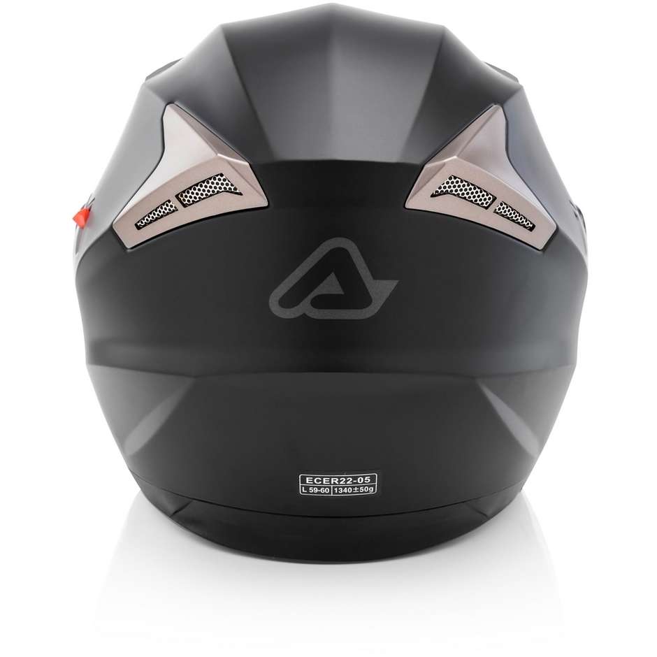 Motorcycle Helmet Jet Acerbis Model Firstway Black