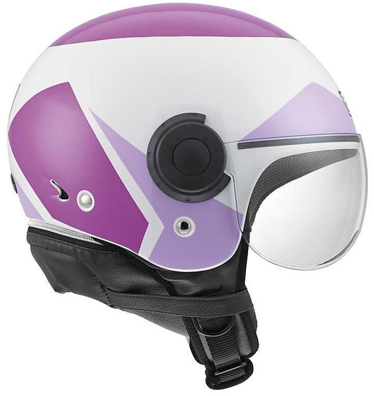 Motorcycle Helmet Jet Agv Bali Copter Multi visual White Violet For