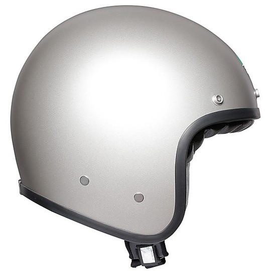 Motorcycle Helmet Jet Agv Legend X70 Mono Light Gray Opaque