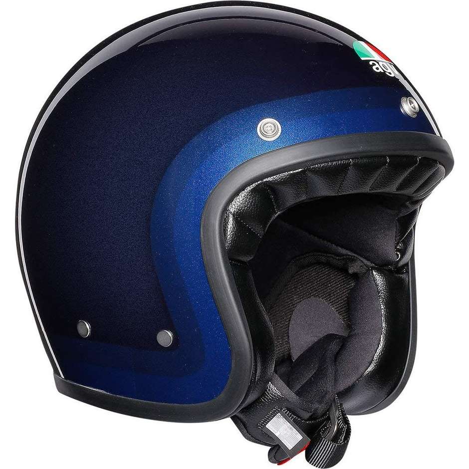 Motorcycle Helmet Jet Agv Legend X70 Multi Blue Trophy