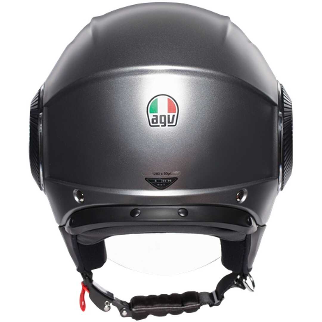 AGV ジェットヘルメット マットグレー　XS AGV Orbyt Mono Motorcycle Helmet Jet AGV ORBYT Mono Matt Gray For Sale Online
