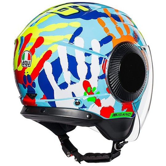 Motorcycle Helmet Jet AGV ORBYT Top MISANO 2014