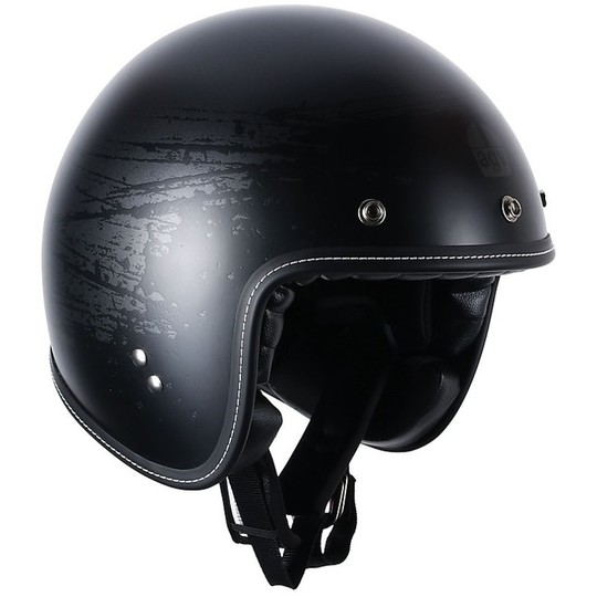 Motorcycle Helmet Jet AGV RP60 Multi Fiber Matte Black Splatter