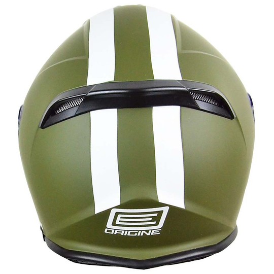 Motorcycle Helmet Jet Along Origin Palio Double Visor Bicolor Street Green Opaque