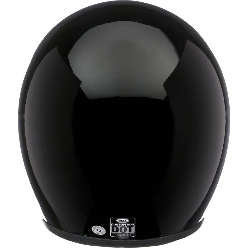Motorcycle Helmet Jet Bell CUSTOM 500 Black